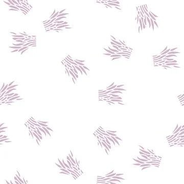 Java fern glyph seamless pattern Illustrazione stock