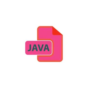 JAVA Icon Vector Stock Illustration