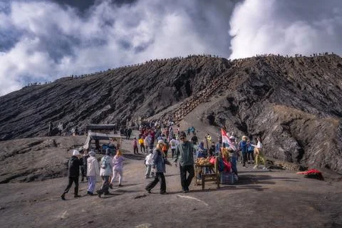 Java, Indonesia, 2 Oct 2024 Adventurers from diverse backgrounds gather at a  Stock Photos