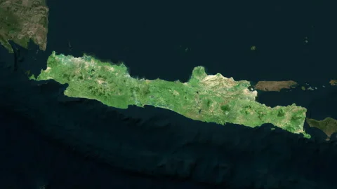 Java Indonesia Map Stock Video Footage | Royalty Free Java Indonesia ...