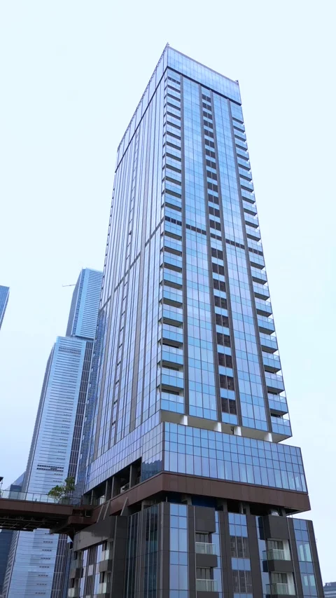 Java Jakarta Indonesia drone cityscape Stock Footage 310603131