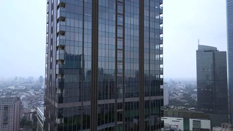 Java Jakarta Indonesia drone cityscape Stock Footage 310603257