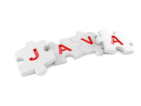 Java jigsaw concept Stockillustratie