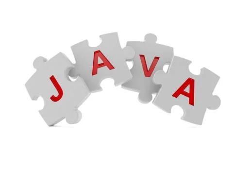 Java jigsaw puzzle Stock-Illustration