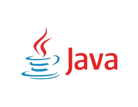 Java logo illustration programming technology Stock Illustration