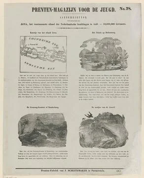 Java, the main island of the Dutch possessions in Asia. - 10,000,000 inhab... 库存照片