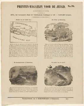 Java, the main island of the Dutch possessions in Asia. - 10,000,000 inhab... 库存照片