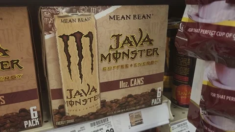 Java Monster Coffee Stock Footage 202027462