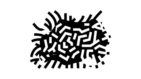 Java moss glyph icon animation Stock Footage 224935688