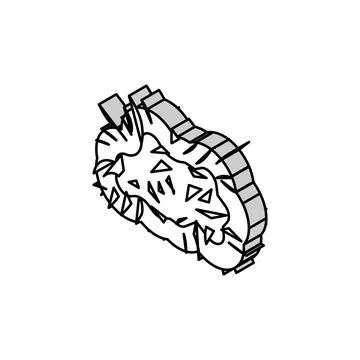 Java moss isometric icon vector illustration Ilustração Stock