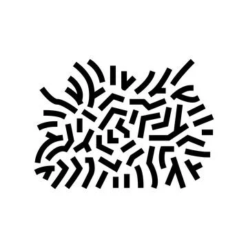 Java moss line icon vector illustration Ilustração Stock