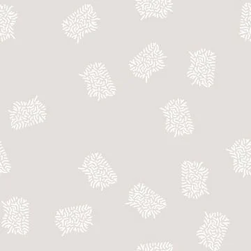 Java moss line seamless pattern Ilustração Stock