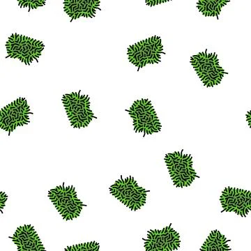 Java moss vector seamless pattern Ilustración de archivo