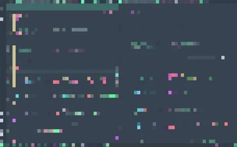 Java Programming Code. Coding Syntax Abstract Colorful Illustration Illustrazione stock