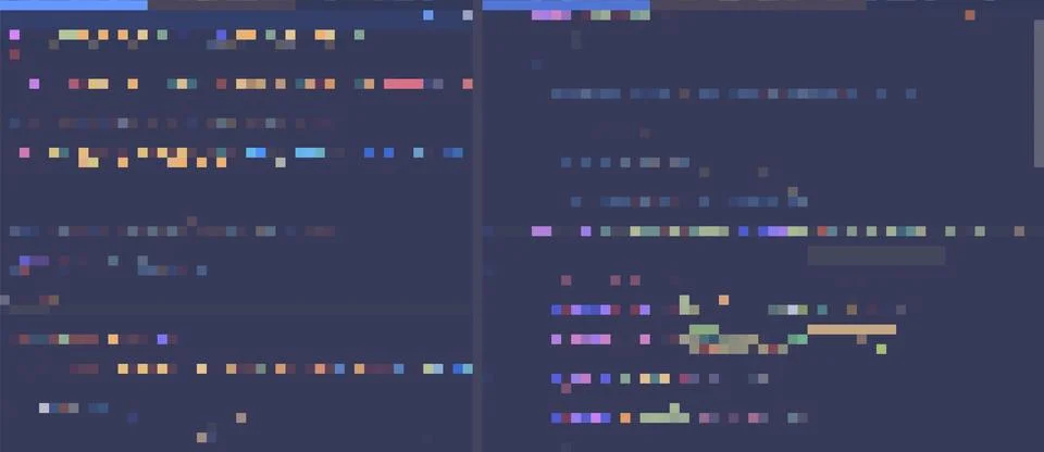 Java Programming Code. Coding Syntax Abstract Colorful Illustration Stock Illustration