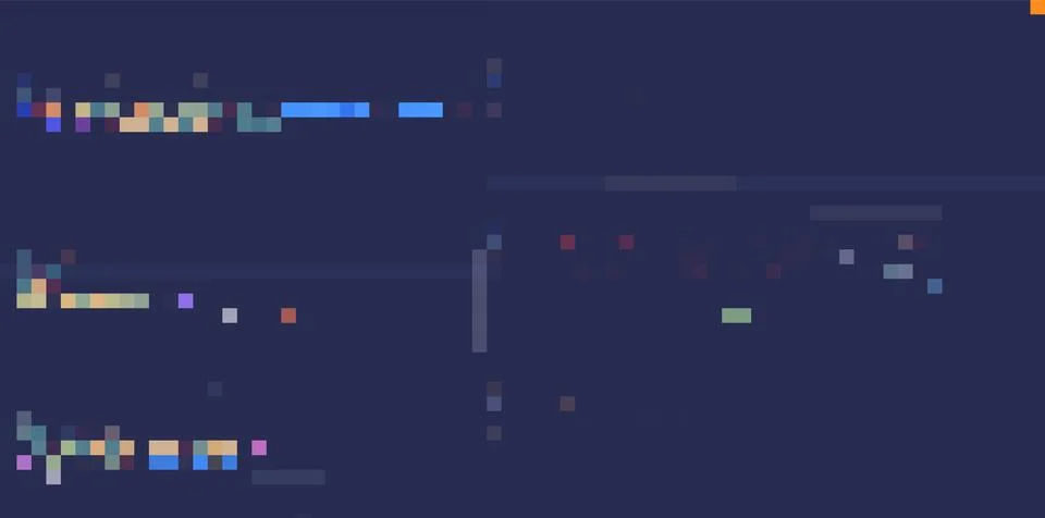Java Programming Code. Coding Syntax Abstract Colorful Illustration Stock-Illustration