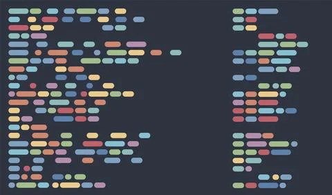 Java Programming Code. Coding Syntax Abstract Colorful Illustration Ilustração Stock