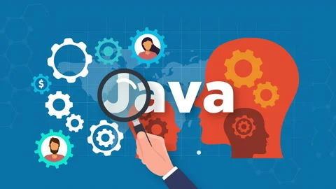 Java programming language concept Stock Footage 208043453