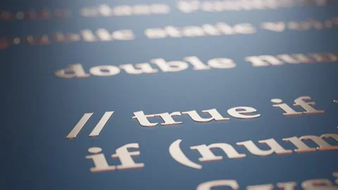 Java programming language in golden letters. Stock Footage 145796638