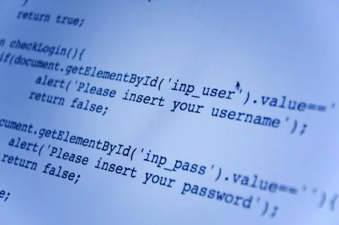 Java Script Stock-Fotos