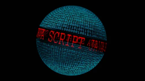 Java script spinning globe Stock Footage 61460054