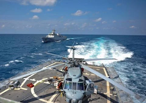 JAVA SEA (June 5, 2012) The Indonesian navy Sigma-class corvette KRI Sulta... 스톡 사진