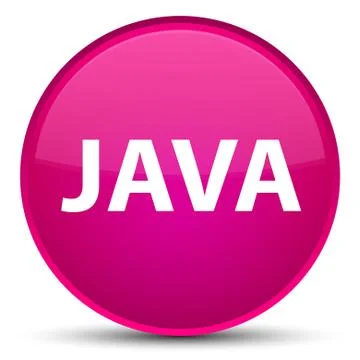 Java special pink round button 库存插图