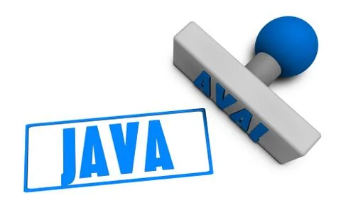 Java Stamp Stock Illustration
