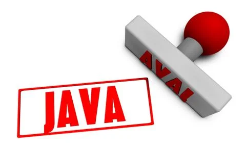 Java Stamp Ilustración de archivo