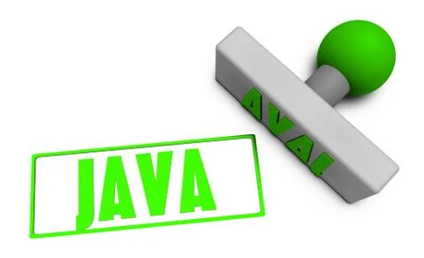Java Stamp Stock Illustration