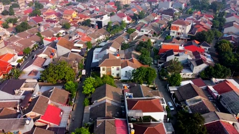 Java suburb city Vídeos de archivo 156764668