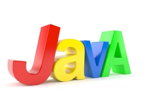 Java text Stock Illustration