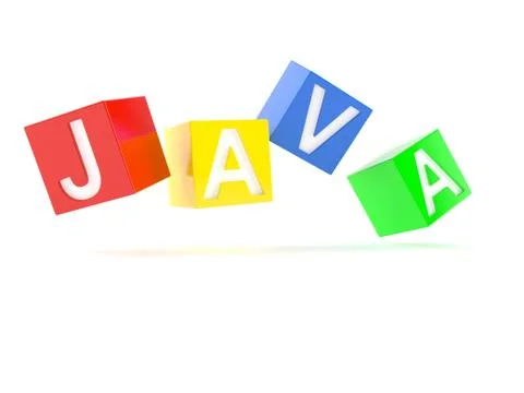 Java text Stock Illustration