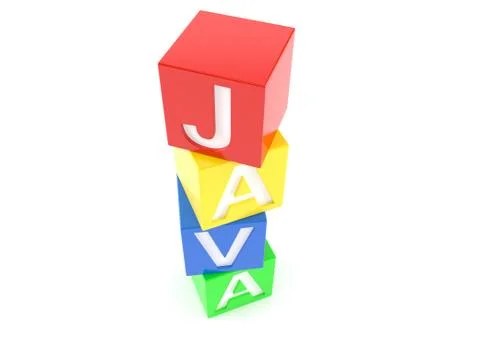 Java text Stock Illustration