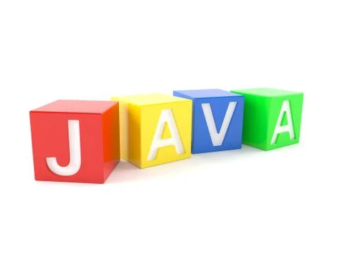 Java text Stock Illustration