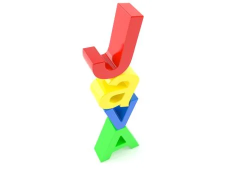 Java text Stockillustratie