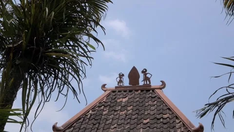 Java traditional house Stock Footage 259463771