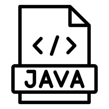 Java Vector Icon Design Illustration 库存插图