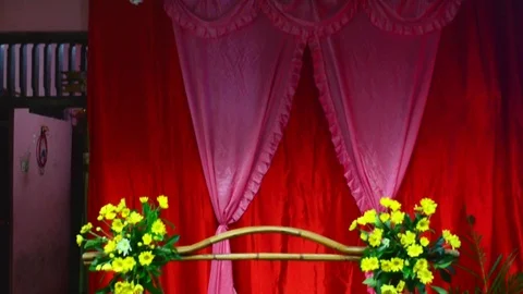 Java wedding ritual Stock Footage 120913106