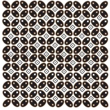 Javanese Batik Seamless Pattern vector Ilustración de archivo