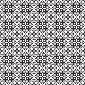 Javanese Batik Seamless Pattern vector Ilustración de archivo