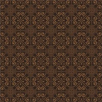 Javanese Batik Seamless Pattern vector Ilustración de archivo