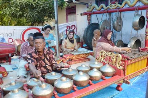 Javanese gamelan Stock Photos