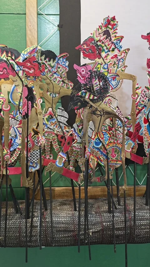 Javanese puppets Stock Footage 296677222