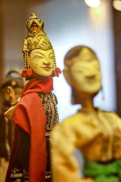 Javanese Puppets 写真素材