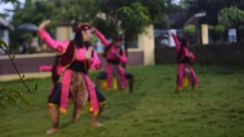 Javanese traditional dancing Stock Footage 147953858