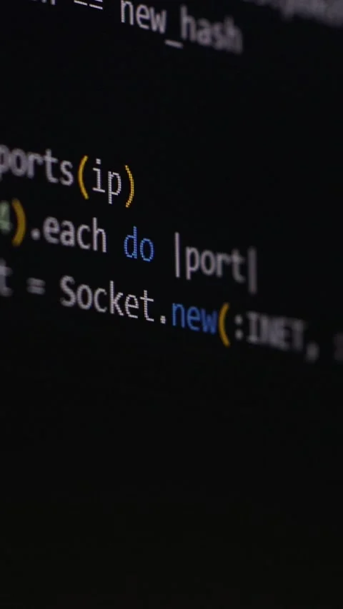 JavaScript Code with Color Syntax. Coding Concept. Stock Footage 278617046