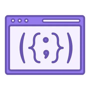 JavaScript Colored Icon. Vector Icon. Programming language. Technology and .. イラスト素材