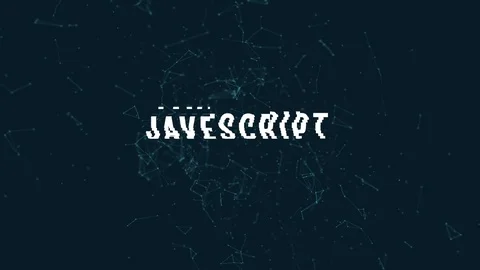 Javascript with polygonal connecting dots and lines Stock Footage 93658742