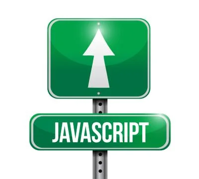 Javascript road sign illustration Stock-Illustration